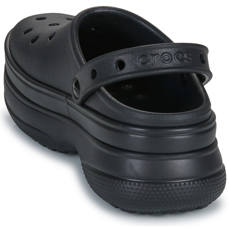 Crocs Classic Stacked Clog Nero Zoccoli Donna - 5