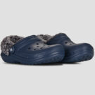 Crocs  Classic Fleece Lined Clog  Blu -  Zoccoli Donna - 2