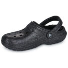 Crocs  Classic Fuzz Lined Glitter Clog  Nero -  Zoccoli Donna - 4