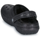 Crocs  Classic Fuzz Lined Glitter Clog  Nero -  Zoccoli Donna - 5