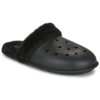 Crocs  Classic Fuzz Scuff  Nero -  Pantofole Donna