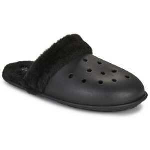 Crocs  Classic Fuzz Scuff  Nero -  Pantofole Donna