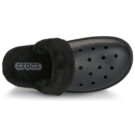 Crocs Classic Fuzz Scuff Nero Pantofole Donna - 6