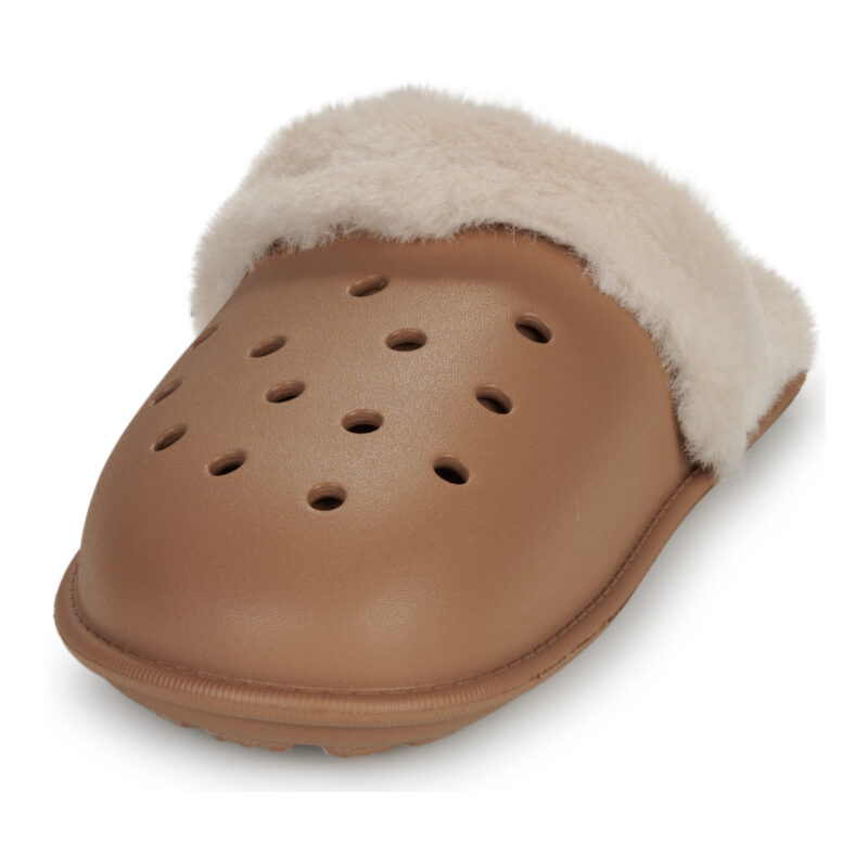 Crocs  Classic Fuzz Scuff  Beige -  Pantofole Donna - 3