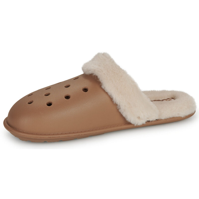 Crocs  Classic Fuzz Scuff  Beige -  Pantofole Donna - 4