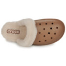 Crocs  Classic Fuzz Scuff  Beige -  Pantofole Donna - 6