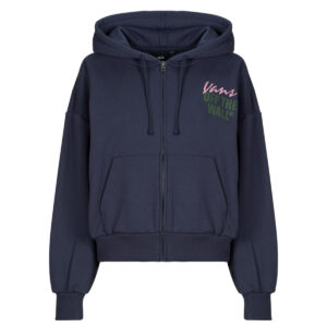 Felpe con cappuccio  Vans  Ladywall Retro Zip Hoodie  Blu -  Felpe con cappuccio Abbigliamento Donna