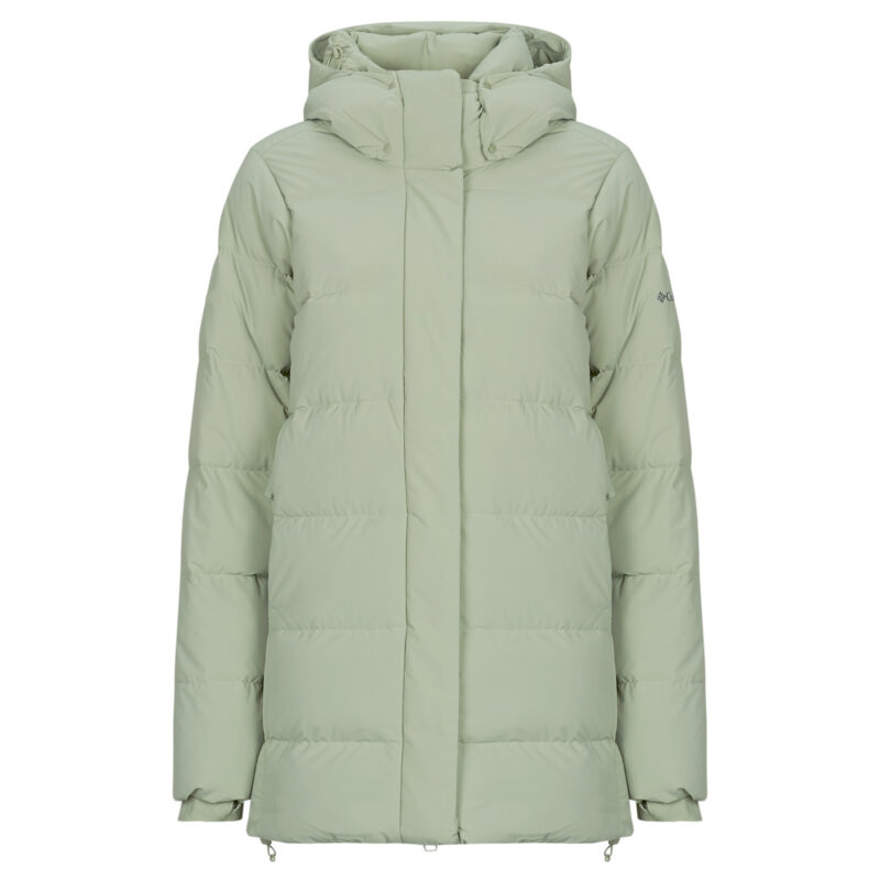 Piumino Columbia AMAZE PUFF MID HOODED JACKET Verde Piumini Donna - 1