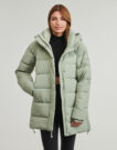 Piumino Columbia AMAZE PUFF MID HOODED JACKET Verde Piumini Donna - 2