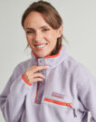 Felpa Columbia HELVETIA II CROPPED HALF SNAP FLEECE Viola Felpe Donna - 5