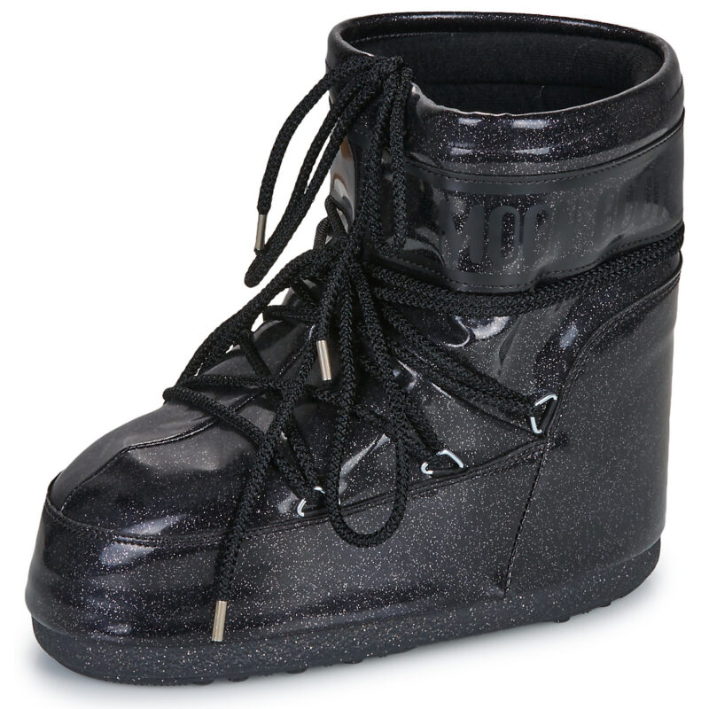 Moon Boot MB ICON LOW GLITTER Nero Scarpe da neve Donna - 4