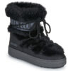 Moon Boot MB LTRACK FAUX FUR WP Nero Scarpe da neve Donna