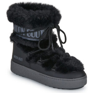Moon Boot  MB LTRACK FAUX FUR WP  Nero Scarpe da neve Donna