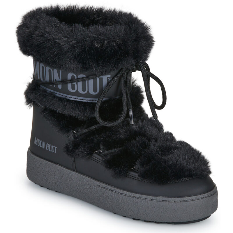 Moon Boot MB LTRACK FAUX FUR WP Nero Scarpe da neve Donna - 1