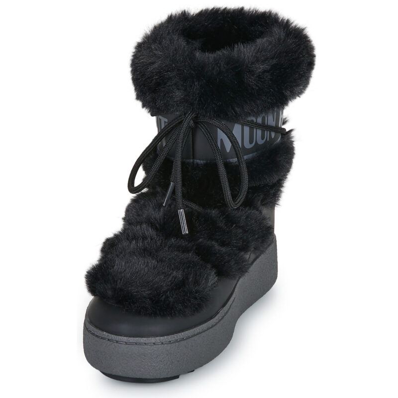 Moon Boot MB LTRACK FAUX FUR WP Nero Scarpe da neve Donna - 3