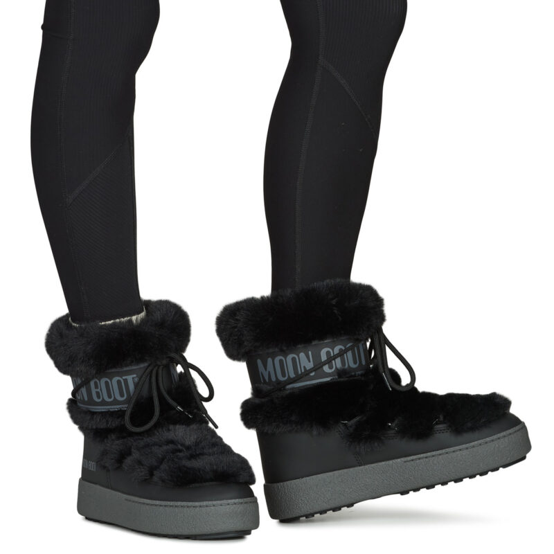 Moon Boot MB LTRACK FAUX FUR WP Nero Scarpe da neve Donna - 8