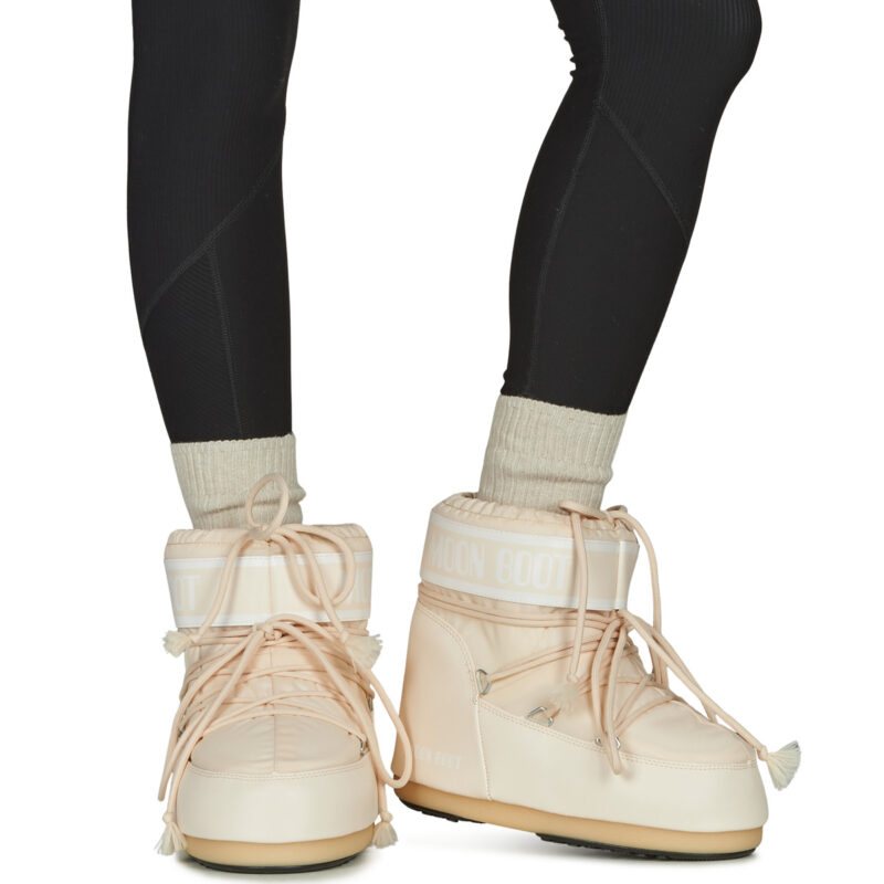 Moon Boot  MB ICON LOW NYLON  Beige -  Scarpe da neve Donna - 8