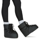 Moon Boot  MB ICON LOW RUBBER  Nero -  Scarpe da neve Donna - 8