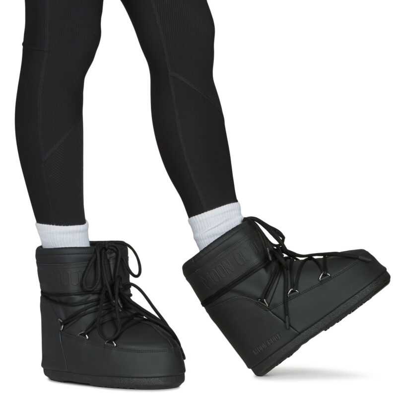 Moon Boot  MB ICON LOW RUBBER  Nero -  Scarpe da neve Donna - 8