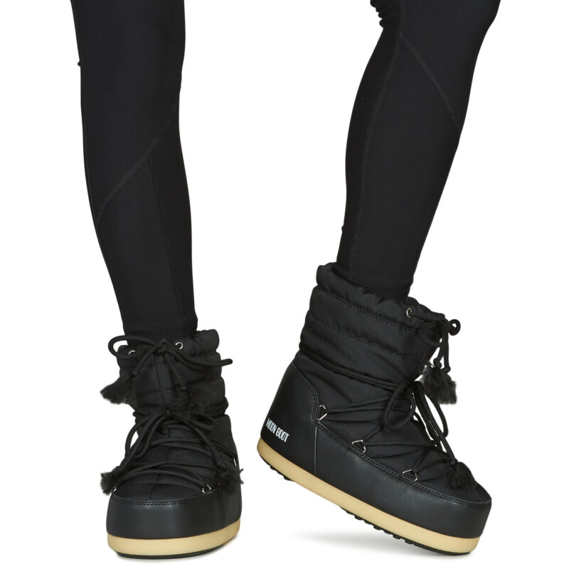 Moon Boot MB EVX LIGHT NYLON Nero Scarpe da neve Donna - 8