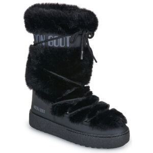 Moon Boot  MB LTRACK FAUX FUR HIGH WP  Nero -  Scarpe da neve Donna