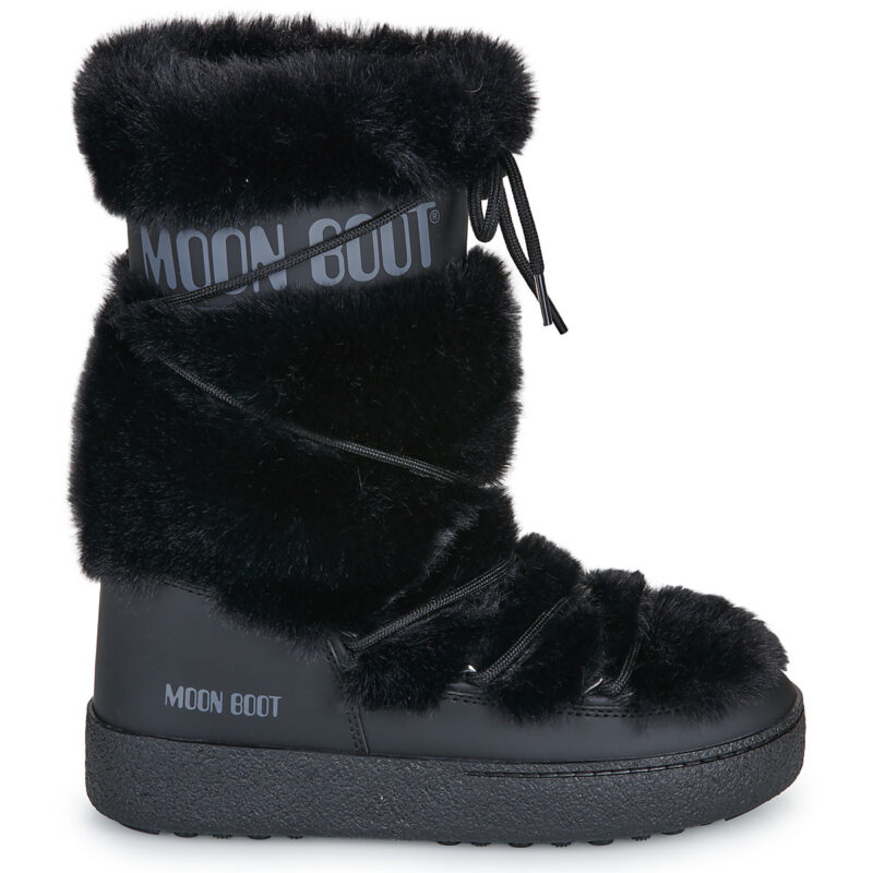 Moon Boot MB LTRACK FAUX FUR HIGH WP Nero Scarpe da neve Donna - 2
