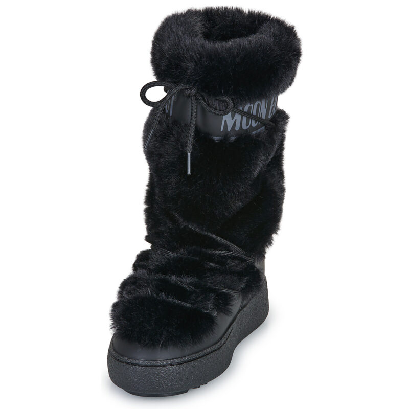 Moon Boot MB LTRACK FAUX FUR HIGH WP Nero Scarpe da neve Donna - 3