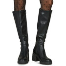 Tamaris 25526-001 Black Women's Heeled Boots - 8