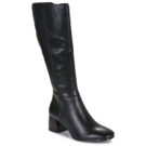 Tamaris 25624-003 Schwarze Damenstiefel mit Absatz - Gr&ouml;&szlig;e 1