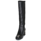 Tamaris 25624-003 Schwarze Damenstiefel mit Absatz - Gr&ouml;&szlig;e 3