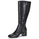 Tamaris 25624-003 Schwarze Damenstiefel mit Absatz - Gr&ouml;&szlig;e 4