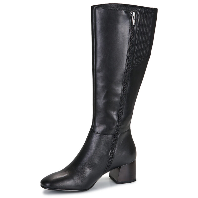 Tamaris 25624-003 Schwarze Damenstiefel mit Absatz - Gr&ouml;&szlig;e 4