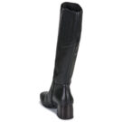 Tamaris 25624-003 Schwarze Damenstiefel mit Absatz - Gr&ouml;&szlig;e 5
