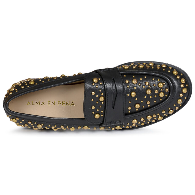 Mocassins noirs pour femmes ALMA EN PENA I250200 - Pointure 6