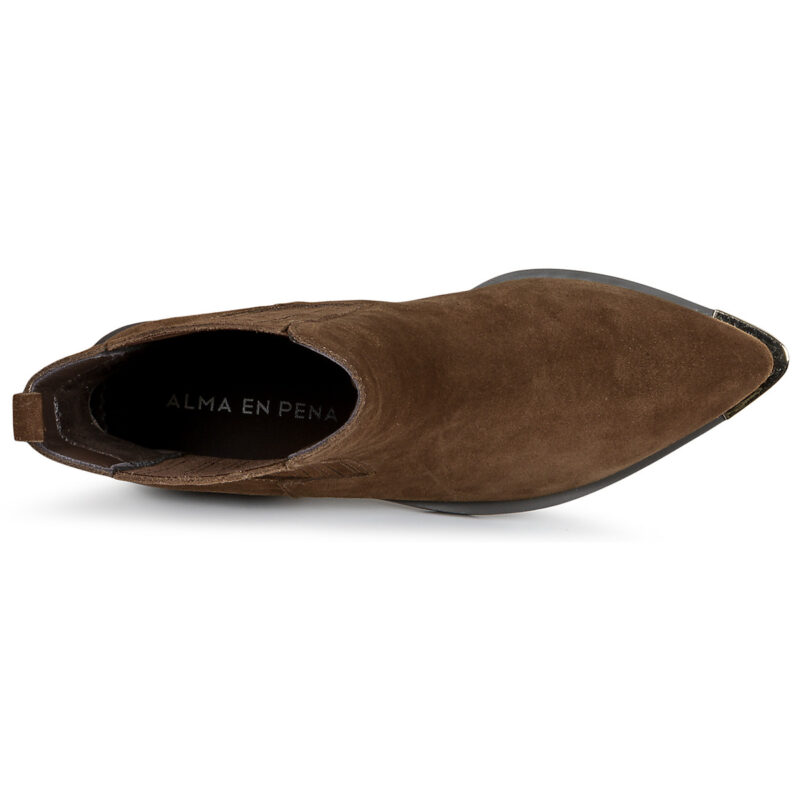 Bottines marron pour femme ALMA EN PENA I250903 - Pointure 6