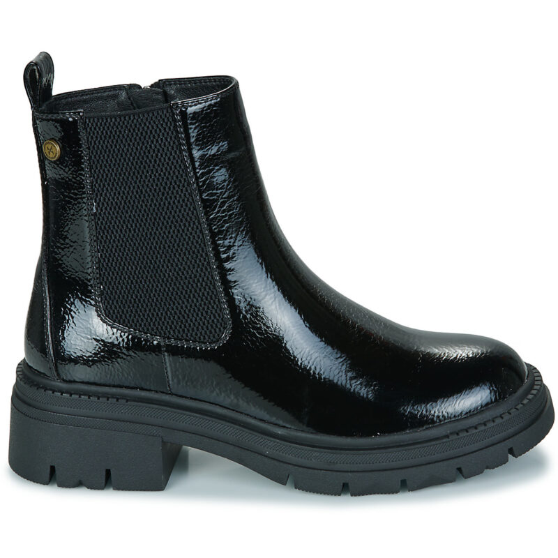 Xti 144297-BLACK-PATENT Nero Stivaletti Donna - 2