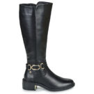 Xti 144399-BLACK Black Heeled Boots Women - 2