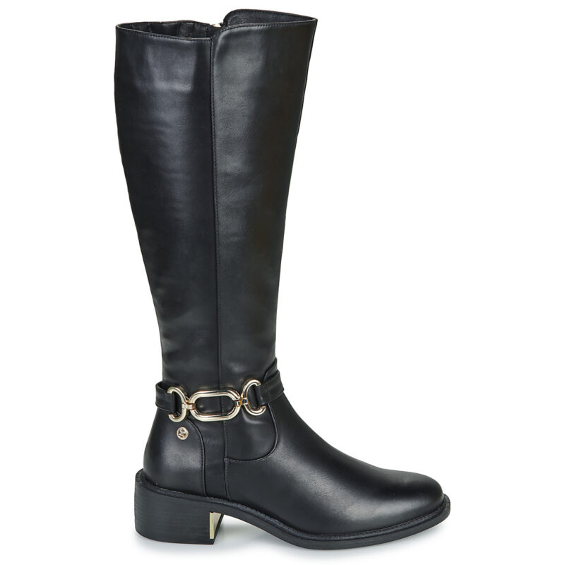 Xti 144399-BLACK Black Heeled Boots Women - 2