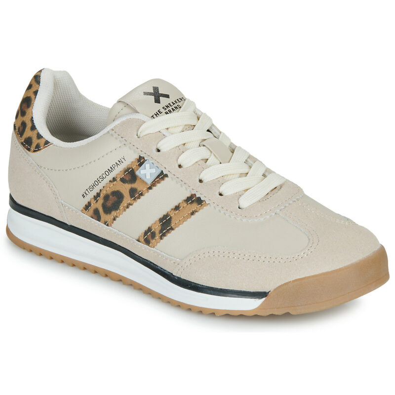 Xti  144587-LEOPARD  Beige -  Sneakers basse Donna - 1
