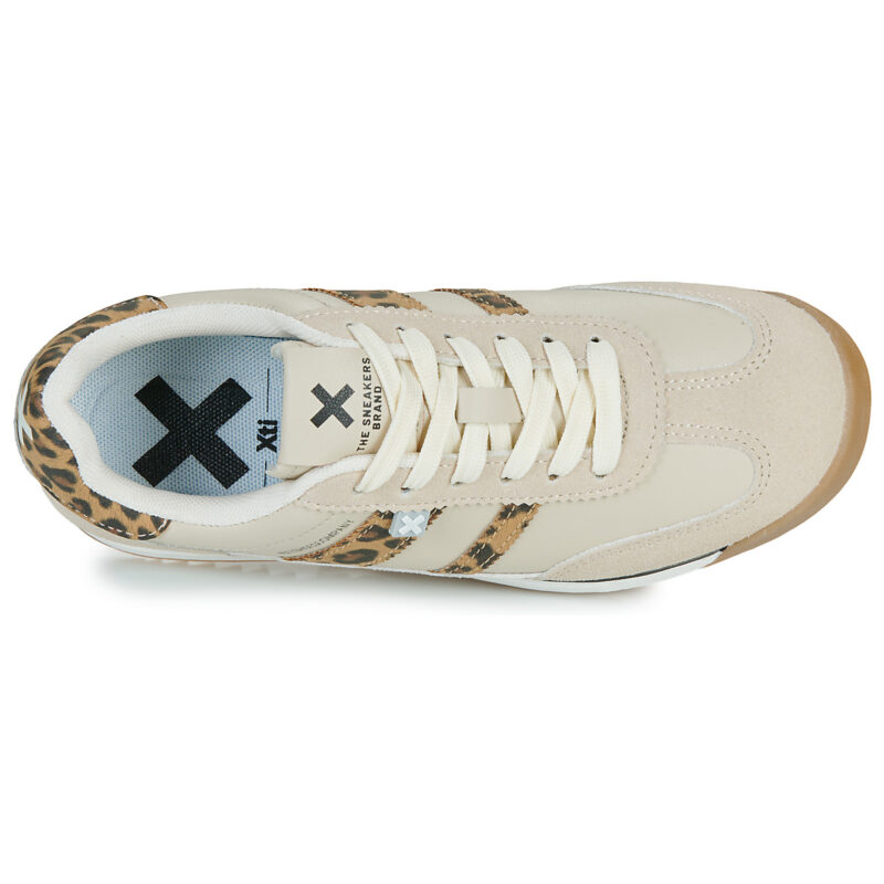 Xti  144587-LEOPARD  Beige -  Sneakers basse Donna - 6