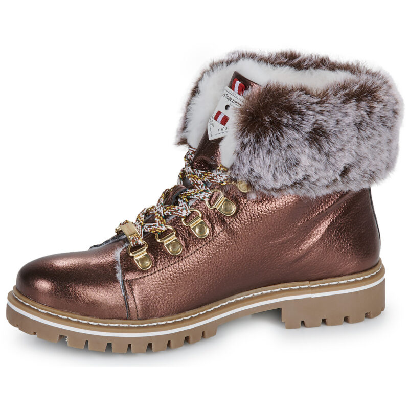 Les Tropeziennes par M.Belarbi LACEN Gold Women's Ankle Boots - 4