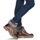 Les Tropeziennes par M.Belarbi LACEN Gold Women's Ankle Boots - 8