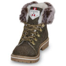 Les Tropeziennes par M.Belarbi LACEN Khaki Damen Stiefeletten - 3
