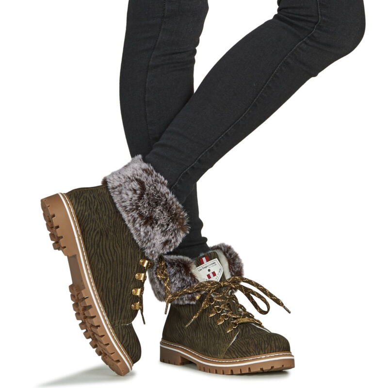 Les Tropeziennes par M.Belarbi LACEN Khaki Damen Stiefeletten - 8