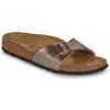 BIRKENSTOCK Madrid Birko-flor / Taupe / Narrow Gold Slipper Women
