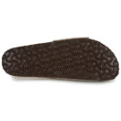BIRKENSTOCK Madrid Birko-flor / Taupe / Narrow Gold Women's Slipper - 7