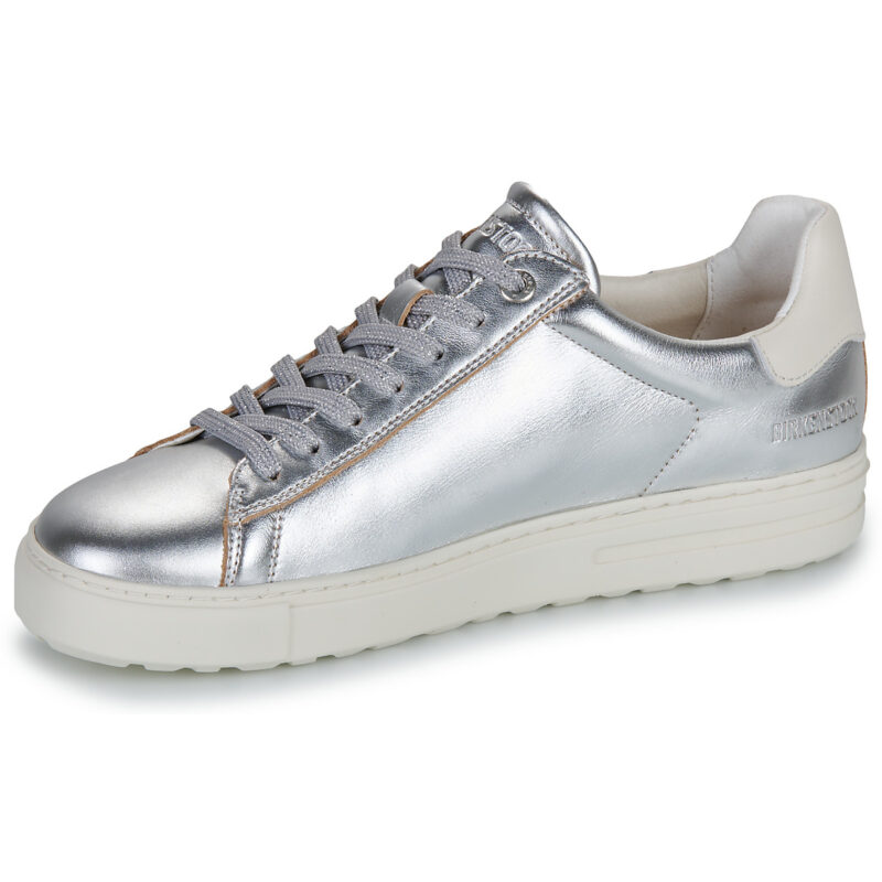 BIRKENSTOCK Bend Low Pelle / Liscio / Metallic / Silver / Stretto Argento Sneakers basse Donna - 4