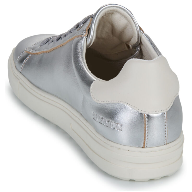 BIRKENSTOCK Bend Low Pelle / Liscio / Metallic / Silver / Stretto Argento Sneakers basse Donna - 5