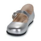 BIRKENSTOCK Santa Clarita Pelle / Liscio / Silver / Stretto Argento Ballerine Donna - 3