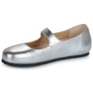 BIRKENSTOCK Santa Clarita Pelle / Liscio / Silver / Stretto Argento Ballerine Donna - 4